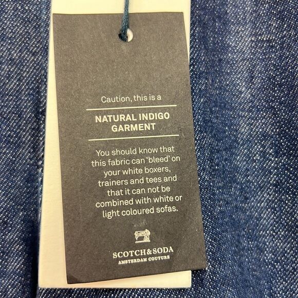 Scotch & Soda The Queen Bootleggers Natural Indigo Blue Jeans size 25/30 NWT - Picture 6 of 13